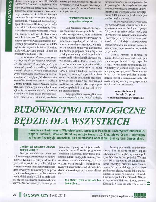 Budownictwo ekologiczne bedzie dla wszystkich