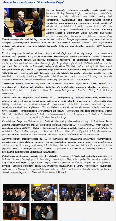 Gala jubileuszowa konkursu