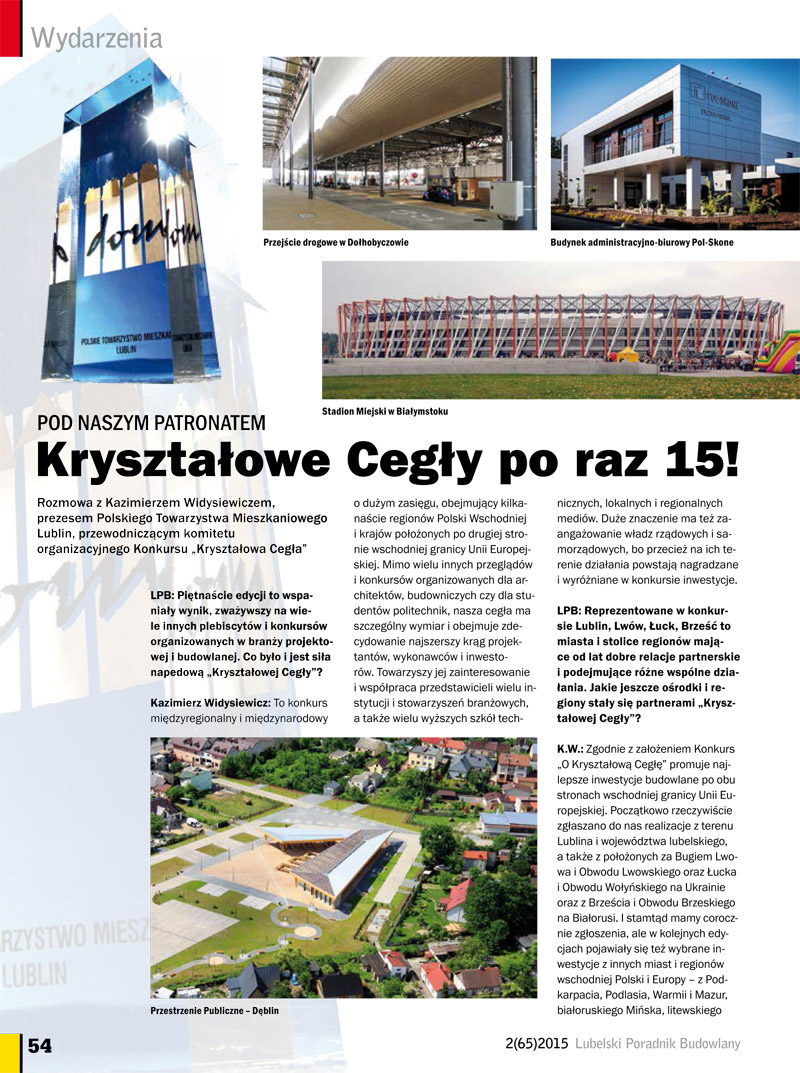 Kryształowe Cegły po raz 15!