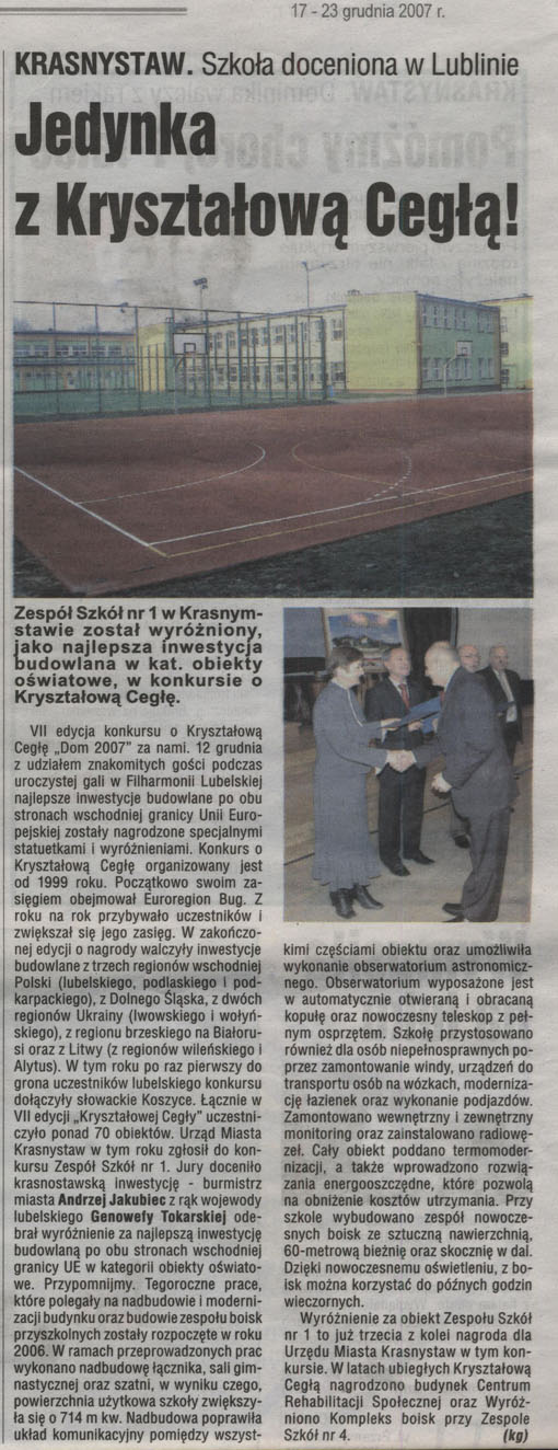 Jedynka z Kryształową Cegł