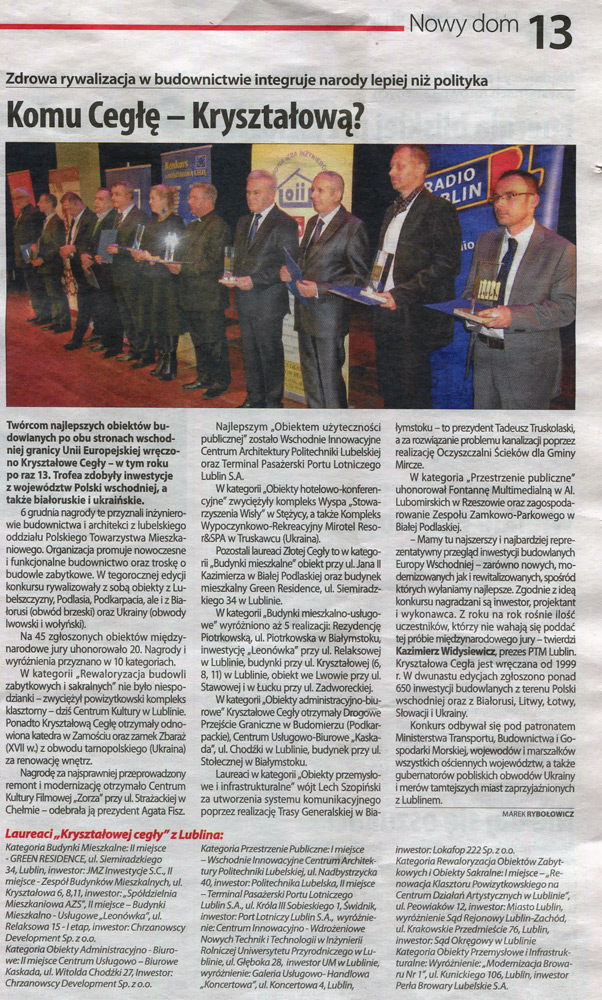 Komu Cegłę Kryształową