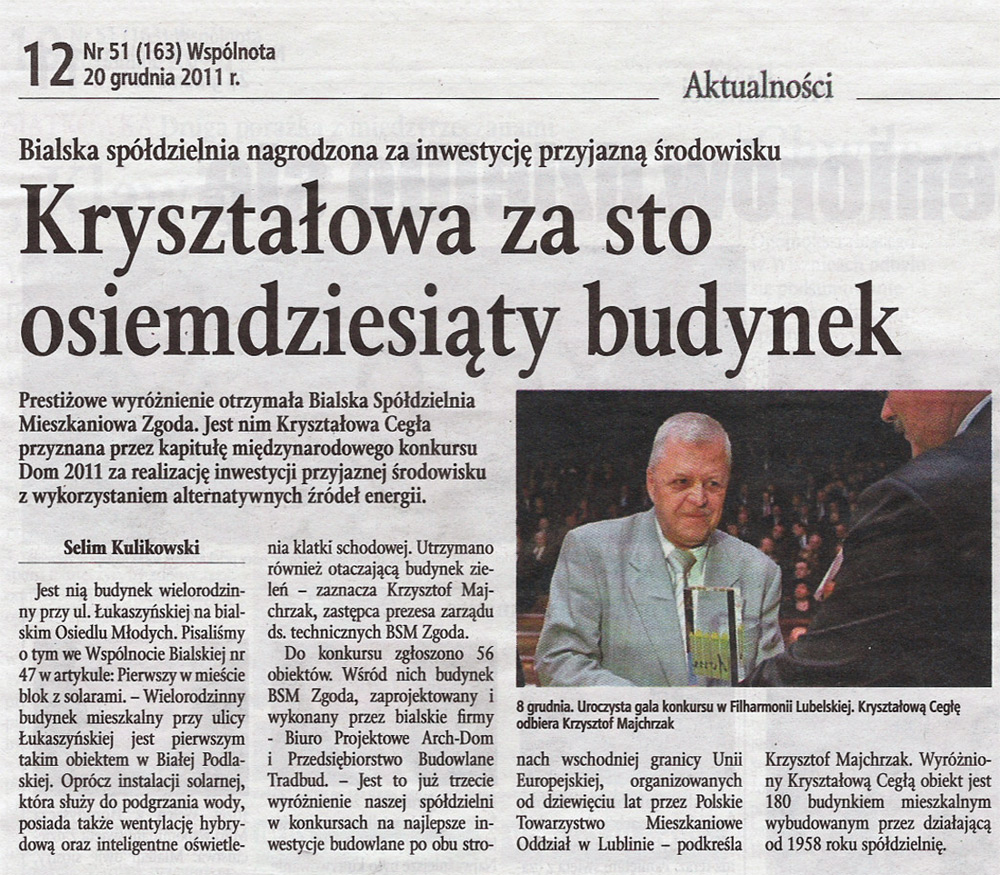 Krysztłowa za sto osiemdziesiąty budynek